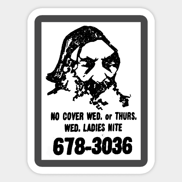 Rasputin's Lounge Sticker by matthewmazurkiewicz